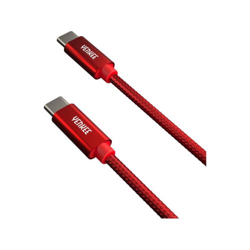 Kábel YENKEE YCU C102 RD USB-C/USB-C 2.0 2m Red