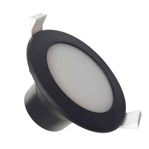 LED svítidlo 7W / IP44 / DR01 / SMD / 4000K / BK - LDL153/B