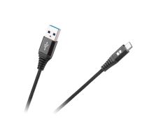 Kábel REBEL USB/Micro USB čierny 2m Kábel REBEL USB/Micro USB čierny 2m
