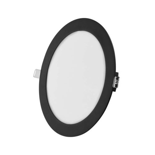 LED vestavné svítidlo NEXXO, kruhové, černé, 18W, se změnou CCT