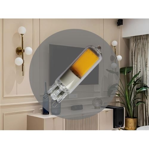 LED žárovka 4W - G9 / COB / 2800K - ZLS614COB