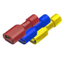 plochý kon. RF-F408P izol.červené do 1,5mm2