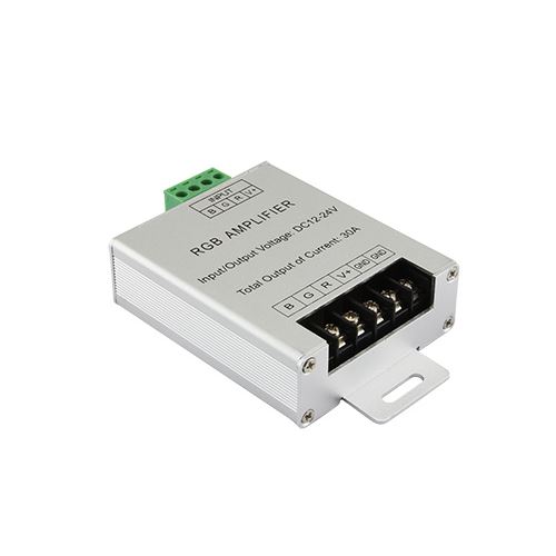 Zesilovač signálu pro RGB LED pásky, 3x10A, 12/24V