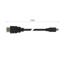 HDMI 2.0 high speed kábel A vidlica - D vidlica 1,5 m (6)