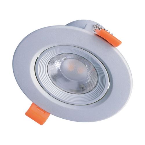 Solight LED podhledové světlo bodové, 9W, 720lm, 4000K, kulaté, stříbrné