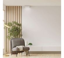 LED panel 120 × 120, prisadený biely, 6W neutrálna biela (2)