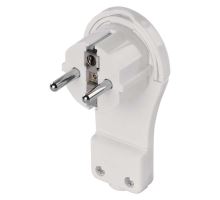 Vidlica uhlová pre predlžovací kábel, biela