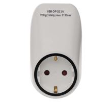 Zásuvka s 2× USB SCHUKO (1)