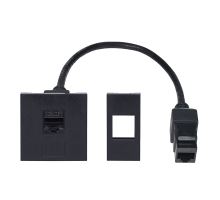 Solight RJ45 Cat6 doplňkový modul pro vestavné zásuvky série PP128