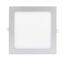 LED svietidlo PODHĽAD, štvorcové, 18W, 3500 K, strieborné LED svietidlo PODHĽAD, štvorcové, 18W, 3500 K, strieborné