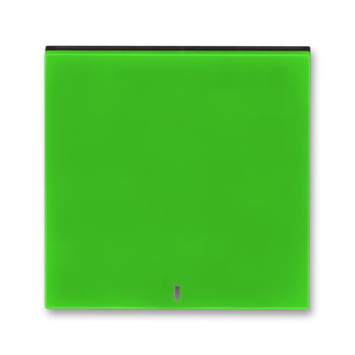Kryt jednoduchý s čirým průzorem, zelená/kouřová černá, ABB Levit 3559H-A00653 67