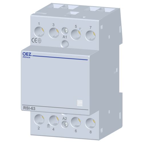 Stýkač inštalačné 63A 230V ~ RSI-63-40-A230 4xNO