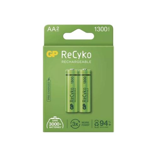 Batérie AA (R6) nabíjacie 1,2V / 1300mAh GP Recyko 2ks