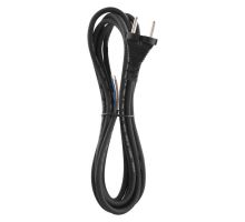 Flexo šňůra gumová 2× 1mm2, 3m, černá (2)