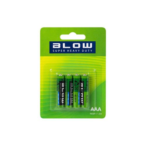 Batéria AAA (LR03) Zn-Cl BLOW Super Heavy Duty 4ks/blister