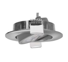 LED bodové svietidlo Exclusive strieborné, 5W teplá biela (10)