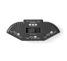 Přepínač 3x Cinch/Cinch NEDIS VSWI2403BK Přepínač 3x Cinch/Cinch NEDIS VSWI2403BK