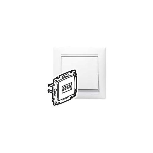 Zásuvka datová 2x RJ45, UTP, Cat.5e, 2 výstupy VALENA, bílá Legrand