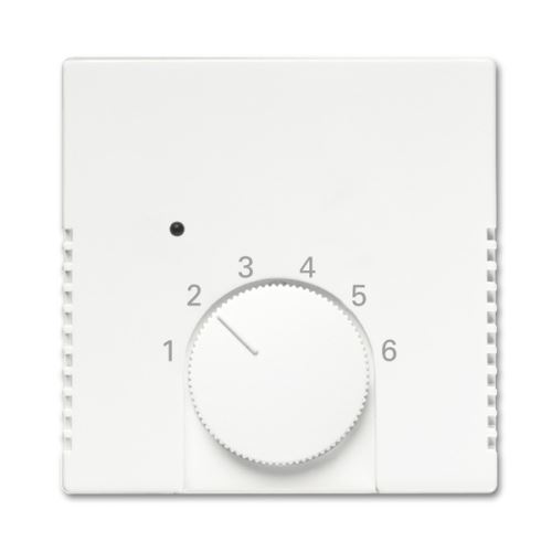 Kryt termostatu pre vykurovanie / chladenie, machová biela, ABB Future linear 2CKA001710A4019