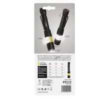 360° COB LED svítilna kovová, 270 lm, 2× AA (6)