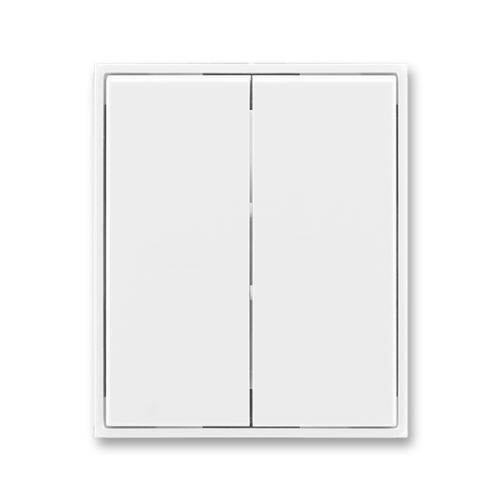 Kryt spínače dělený, bílá/bílá, ABB Element, Time 3558E-A00652 03