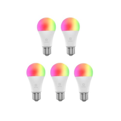 Smart sada LED žiaroviek E27 10W RGB WOOX R9077/5 ZigBee Tuya