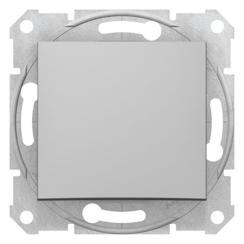 Sedna spínač 6 16A Aluminium