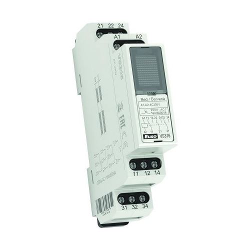 Pomocné relé VS316 White 230V - bílá