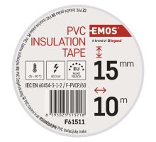 Izolačná páska PVC 15mm / 10m biela (4)
