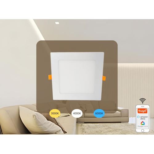 LED panel WIFI 12W / 3000K - 6500K / WH - LPL233W