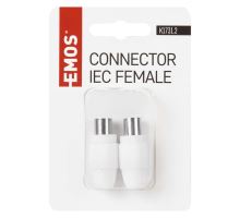 Konektor IEC zásuvka skrutkovacie rovný (3)