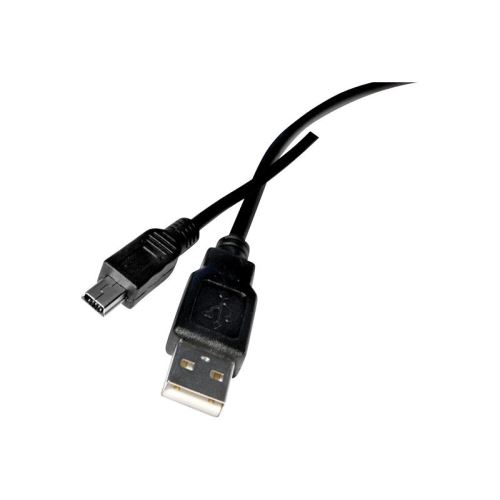 Kabel TIPA USB 2.0 A/Mini USB 1,8m černý