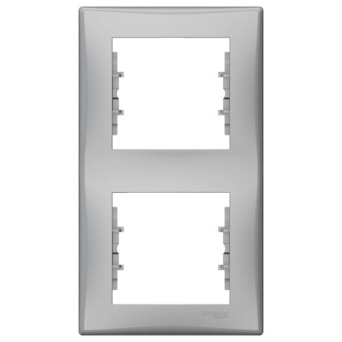 Sedna rámeček 2-násobný svislý Aluminium