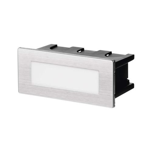 LED orientačné vstavané svietidlo 123 × 53, 1,5W tep. biela IP65