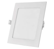 LED vestavné svítidlo NEXXO, čtvercové, bílé, 18W, neutrální bílá (1)