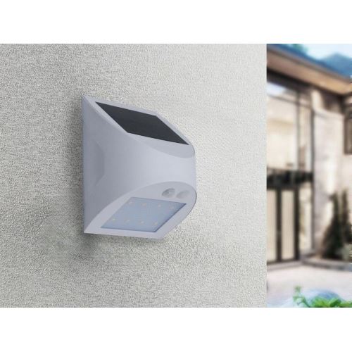 LED bílé nástěnné solární svítidlo 3W / 3000K / 4000K - LS125