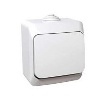 Spínač jednopólový, řazení 1, bílá Schneider Cedar Plus