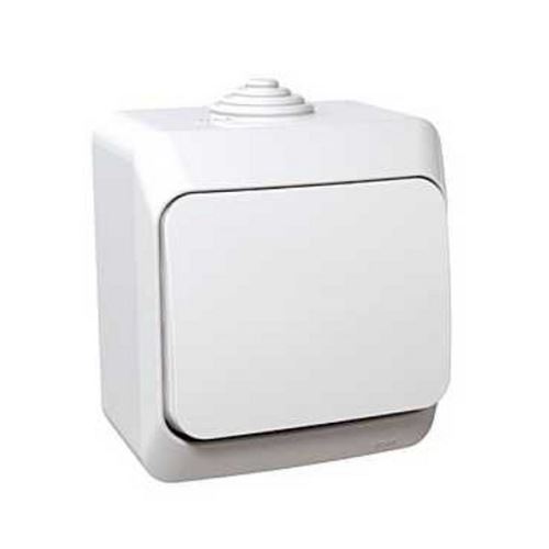 Spínač jednopólový, řazení 1, bílá Schneider Cedar Plus