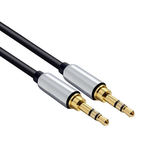 Solight JACK audio kábel, JACK 3,5 mm konektor - JACK 3,5 mm konektor, stereo, blister, 1m