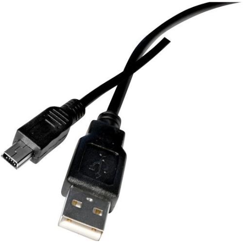 Kábel USB - USB 2.0 A / mini USB 1,8m čierny