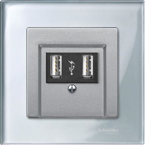 Schneider MTN4010-3260 Rámček 1násobný M-Elegance Diamond Silver