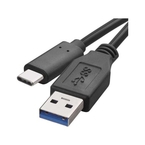 USB kábel 3.0 A / M - USB 3.1 C / M 1m čierny, Quick charge