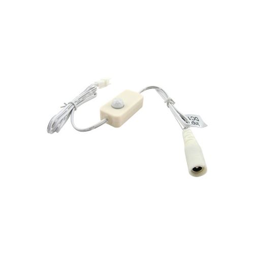 Spínač pro LED pásky s PIR (30sec.), 3A, 12V, s konektory DC 5,5/2,1