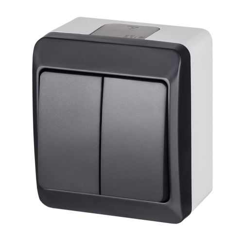 GALATEA IP44 Spínač sériový č.5 (antracit)