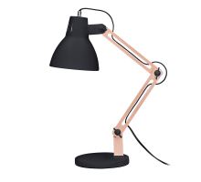 Solight stolní lampa Falun, E27, černá Solight stolní lampa Falun, E27, černá