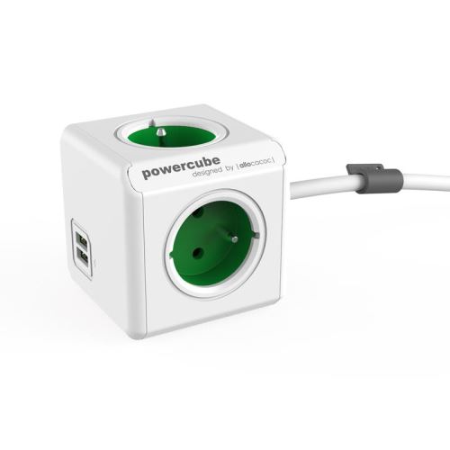 POWERCUBE Extended USB Green 1,5m