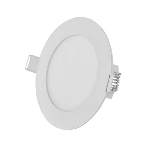 LED vstavané svietidlo NEXXO, kruhové, biele, 7W, teplá biela