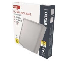 LED přisazené svítidlo NEXXO, čtvercové, bílé, 28,5W, se změnou CCT