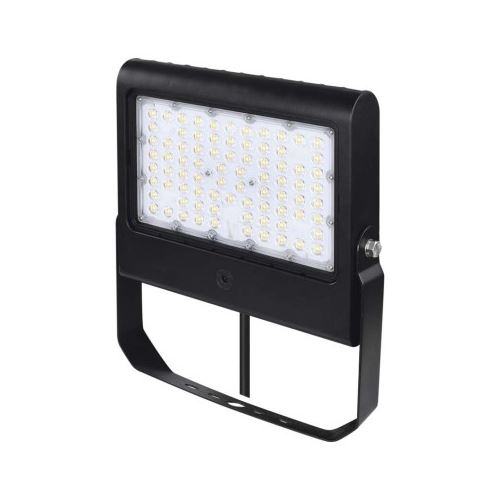 LED reflektor AGENO čierny, 150W neutrálna biela