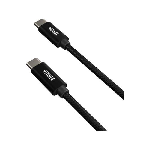 Kábel YENKEE YCU C102 BK USB-C/USB-C 2.0 2m Black